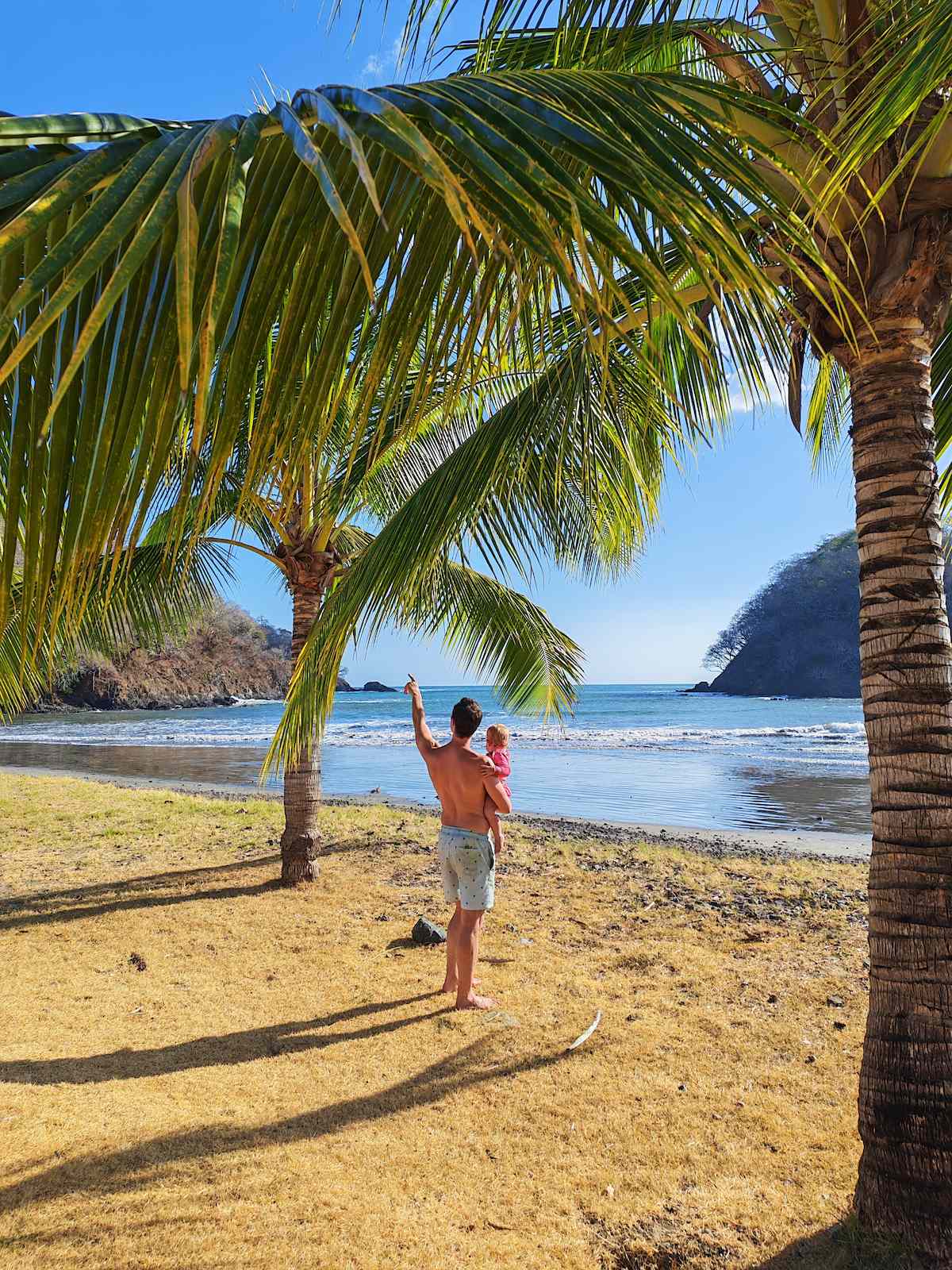 Aan het strand van Playa Venao in Panama